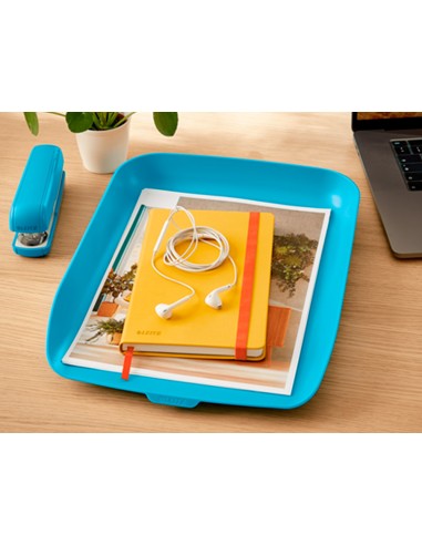 Bandeja sobremesa plastico leitz cosy azul 268x126x358 mm