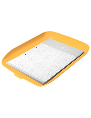 Bandeja sobremesa plastico leitz cosy amarillo 268x126x358 mm