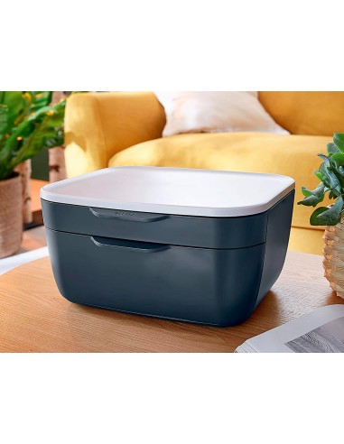 Fichero cajones de sobremesa leitz cosy 2 cajones gris