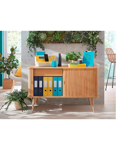 Fichero cajones de sobremesa leitz cosy 2 cajones azul