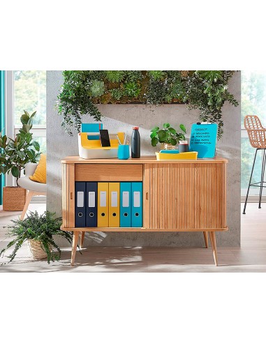 Fichero cajones de sobremesa leitz cosy 2 cajones amarillo