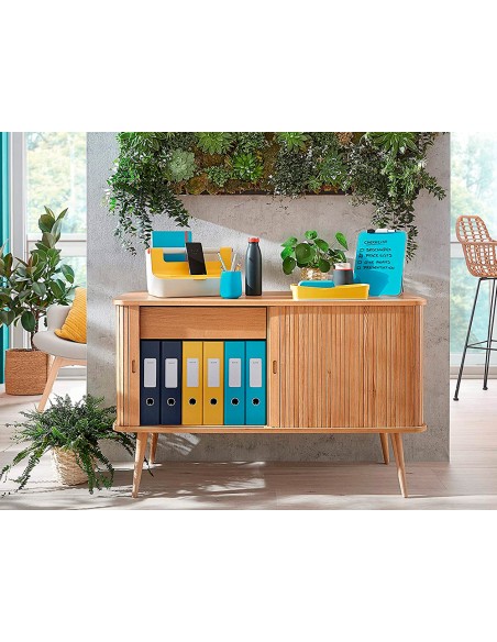 Fichero cajones de sobremesa leitz cosy 2 cajones amarillo