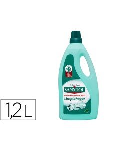Limpiador desinfectante sanytol limpiahogar multisuperficies bote de 1200 ml