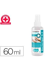 Gel hidroalcoholico antiseptico bacterigel g5 para manos limpia desinfecta sin aclarado spray de 60 ml