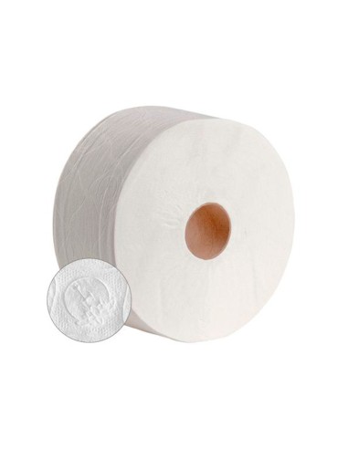 Papel higienico dahi jumbo 2 capas celulosa blanca 140 mt mandril 45 mm pack de 18 rollos