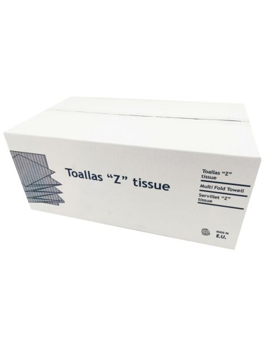 Toalla de papel secamanos dahi z ecopasta 2 capas caja con 20 paquetes de 200 unidades