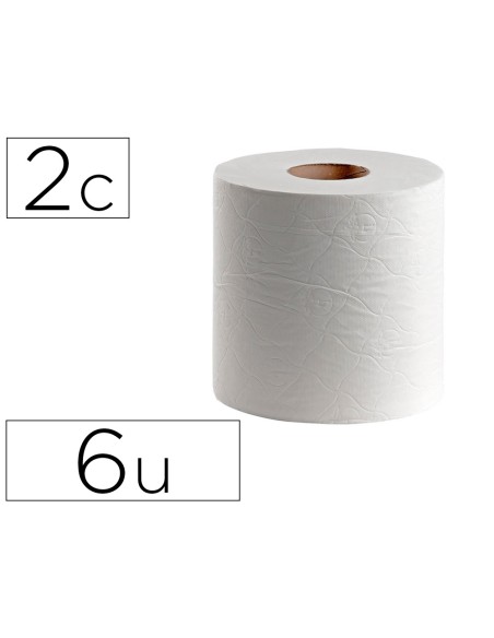 Papel secamanos dahi 2 capas celulosa gofrada 195 mm x 145 mt paquete de 6 rollos Papel secamanos dahi 2 capas celulosa gofrada 195 mm x 145 mt paquete de 6 rollos