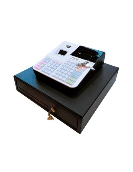 Registradora ecr sampos er 60 blanca 28 departamentos display vfd antireflejos conforme normativa factura