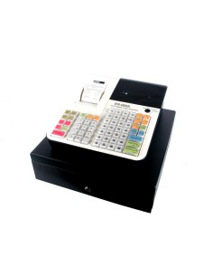 Registradora ecr sampos er 60 blanca 28 departamentos display vfd antireflejos conforme normativa factura