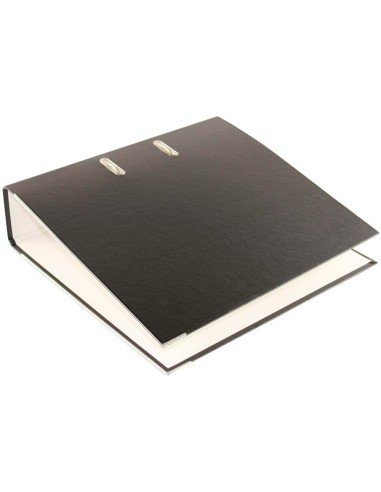 Archivador de palanca elba top carton compacto polipropileno con rado din a4 lomo de 80 mm negro