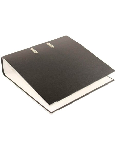 Archivador de palanca elba top carton compacto polipropileno con rado din a4 lomo de 80 mm negro