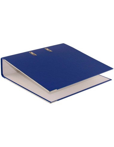Archivador de palanca elba top carton compacto polipropileno con rado din a4 lomo de 80 mm azul
