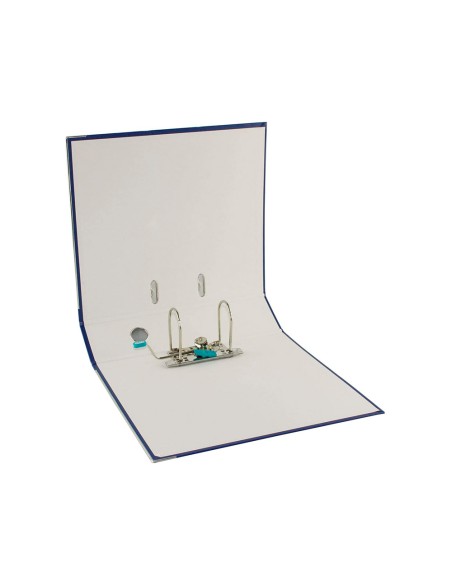 Archivador de palanca elba top carton compacto polipropileno con rado din a4 lomo de 80 mm azul