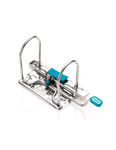 Archivador de palanca elba chic carton forrado pvc con rado folio lomo de 80 mm azul