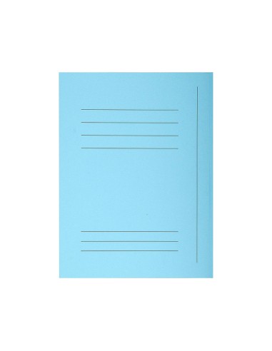 Subcarpeta cartulina con 3 solapas exacompta din a4 impresa azul claro 210 gr