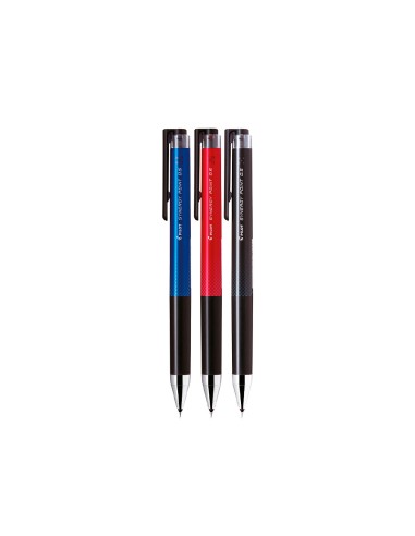 Boligrafo pilot synergy point retractil sujecion de caucho tinta gel 05 mm rojo