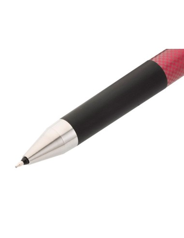 Boligrafo pilot synergy point retractil sujecion de caucho tinta gel 05 mm rojo