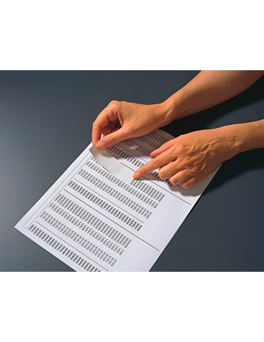 Cinta adhesiva post it 18mx25 mm 6 lineas en portarrollos especial para ocultar y etiquetar