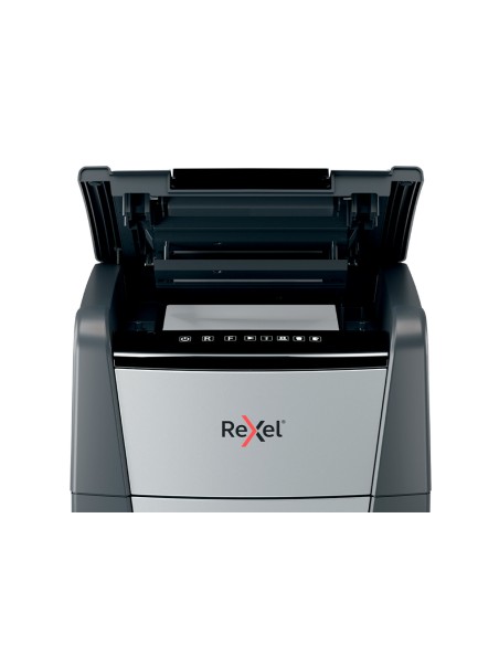 Destructora de documentos rexel optimum autofeed 225x eu capacidad de corte 225 hojas destruye grapas y clips