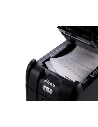 Destructora de documentos rexel optimum autofeed 300x eu capacidad de corte 300 hojas destruye grapas y clips