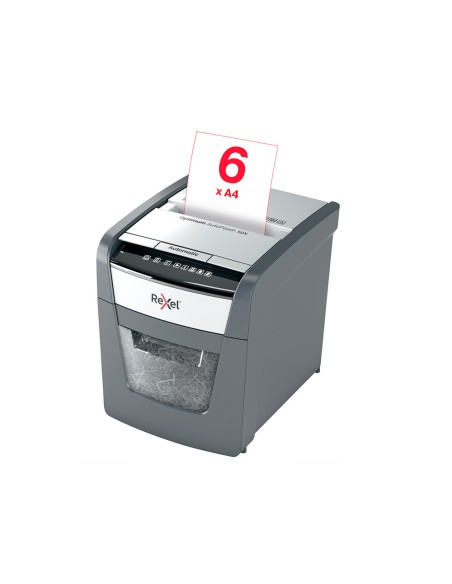 Destructora de documentos rexel optimum autofeed 50x eu capacidad de corte 50 hojas destruye grapas y clips