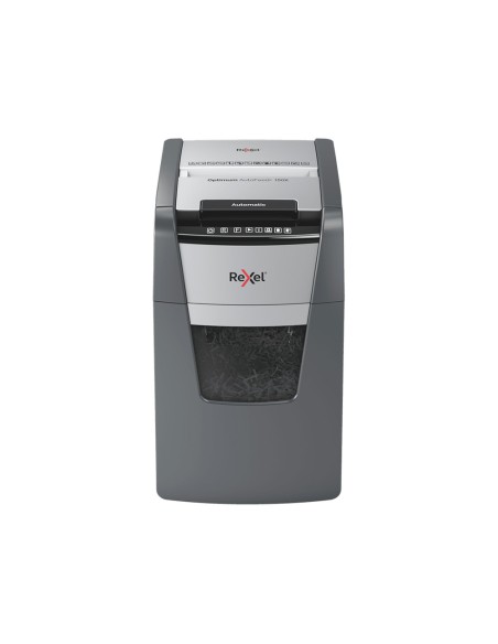 Destructora de documentos rexel optimum autofedd 150x eu capacidad de corte 150 hojas destruye grapas y clips