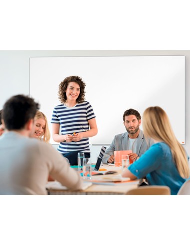 Pizarra blanca nobo nano clean ip pro lacada magnetica 1200x900 mm