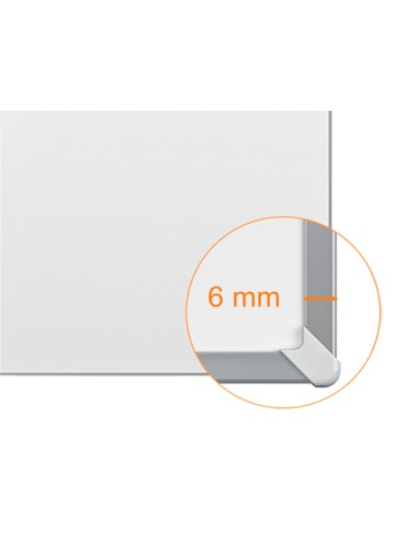 Pizarra blanca nobo nano clean ip pro lacada magnetica 1200x900 mm