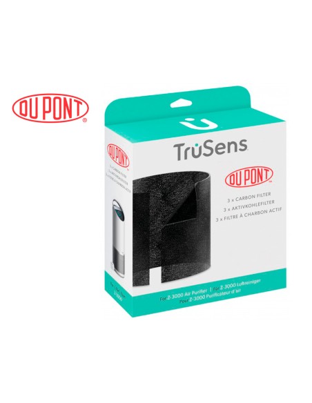 Filtro de carbono leitz dupont para purificador de aire trusens z 3000 pack de 3 unidades