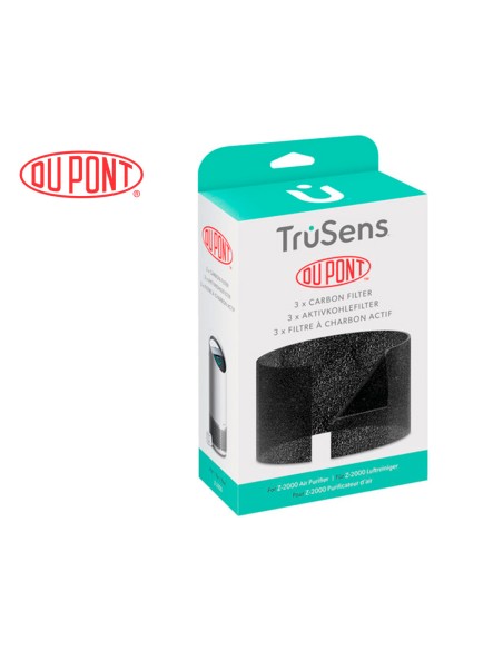 Filtro de carbono leitz dupont para purificador de aire trusens z 2000 pack de 3 unidades