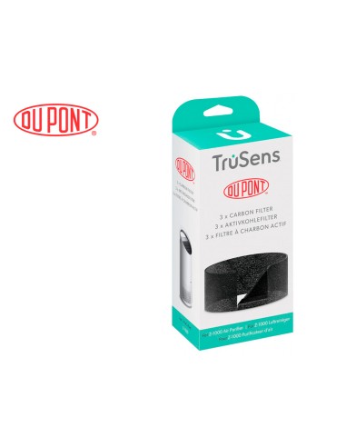 Filtro de carbono leitz dupont para purificador de aire trusens z 1000 pack de 3 unidades