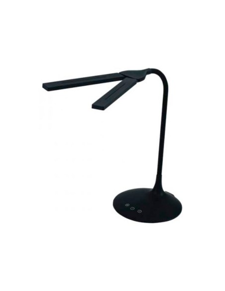Lampara de oficina archivo 2000 inalambrica recargable 2 cabezales moviles led 6w abs color negro 180x340x360 mm Lampara de oficina archivo 2000 inalambrica recargable 2 cabezales moviles led 6w abs color negro 180x340x360 mm
