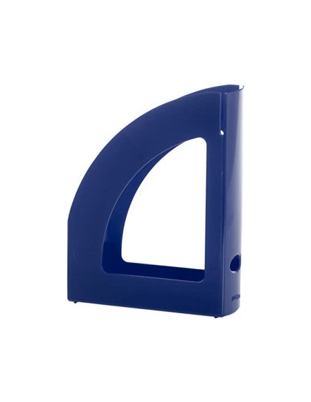 Revistero archivo 2000 antimicrobiano sanitized poliestireno lomo 80 mm azul 250x80x320 mm