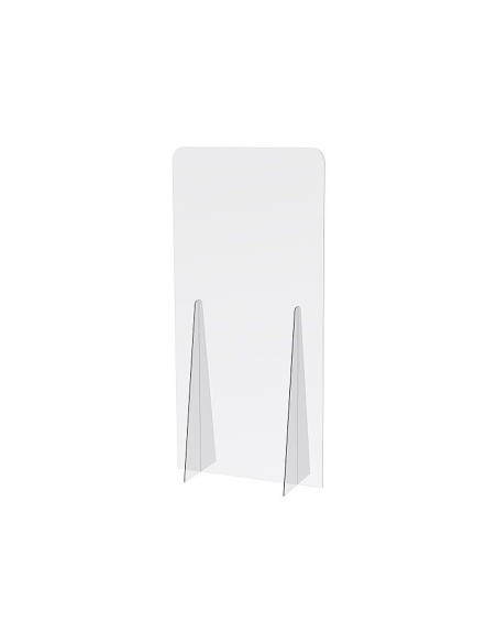 Pantalla de proteccion archivo 2000 de pie metacrilato transparente 750x1400 mm