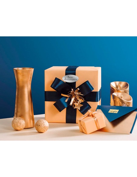 Etiqueta adhesiva tico papel satinado oro plata laser medidas surtidas caja de 626 unidades