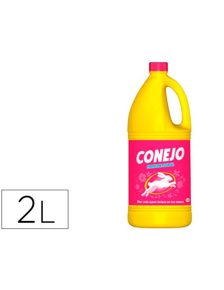 Lejia conejo frescor floral botella de 2 litros