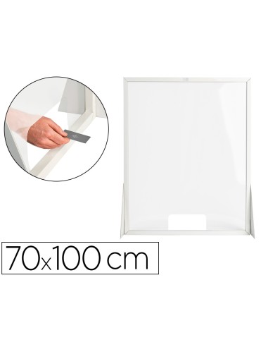 Pantalla de proteccion q connect carton formato vertical 70x100 cm