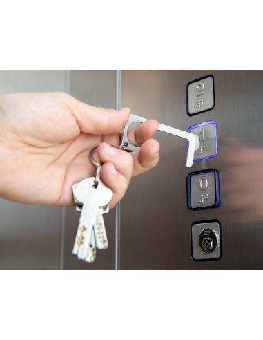 Llavero higienico anticontacto bigox acero inoxidable 320x760 cm