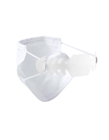 Ajustador salvaorejas mascarilla silicona flexible 3 posiciones ajuste color blanco 194x18 cm