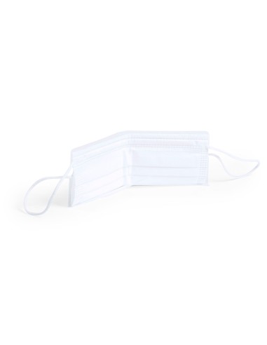 Portamascarilla polipropileno de bolsillo color blanco 85x6 cm