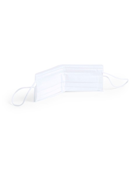 Portamascarilla polipropileno de bolsillo color blanco 85x6 cm