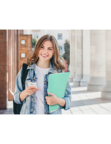 Carpeta liderpapel escaparate 80 fundas polipropileno din a4 verde manzana opaco