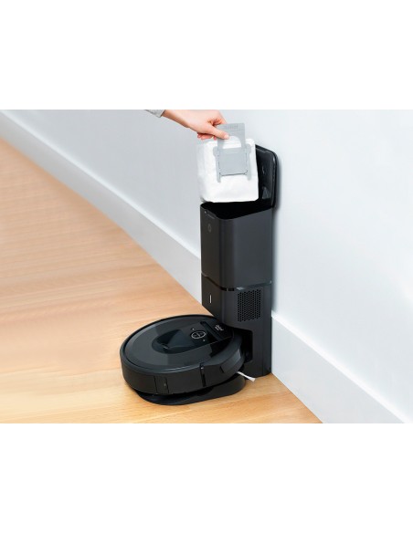 Robot aspirador irobot roomba i4558 alta potencia con estacion de vaciado automaticowifi