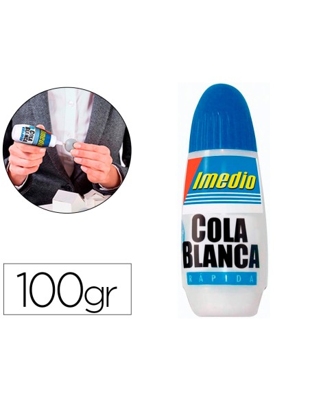 Pegamento cola blanca imedio bote de 100 gr Pegamento cola blanca imedio bote de 100 gr