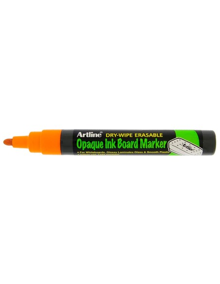 Rotulador artline pizarra epd 4 color naranja fluorescente opaque ink board punta redonda 2 mm