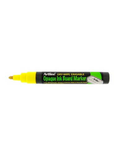 Rotulador artline pizarra epd 4 color amarillo fluorescente opaque ink board punta redonda 2 mm