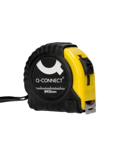 Flexometro q connect con freno material antichoque 25 mm de ancho longitud 8 mt