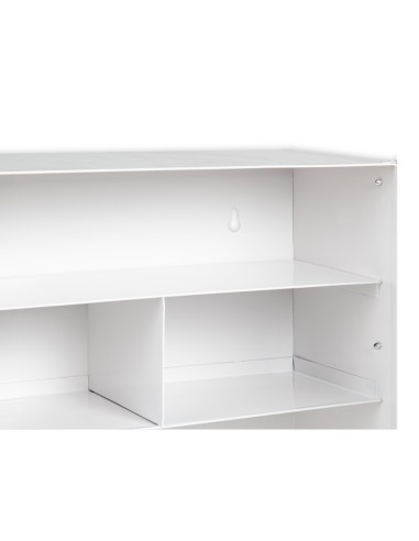 Botiquin q connect metalico 4 compartimentos vacio primeros auxilios 330x360x120 mm