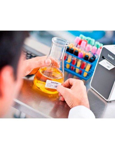 Etiqueta adhesiva q connect kf11207 tamano 485x169 mm fotocopiadora laser ink jet caja con 100 hojas din a4