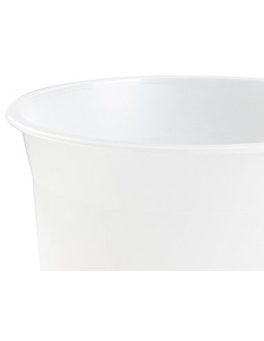 Papelera plastico q connect transparente 13 litros 275x285 mm